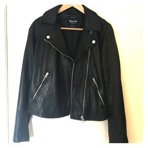 Madewell Washed Leather jacket size medium